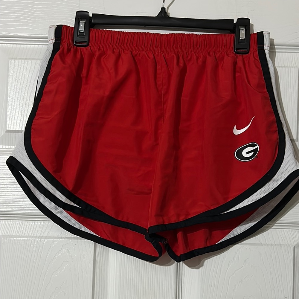 Women's Red Nike Georgia Shorts Size: Large